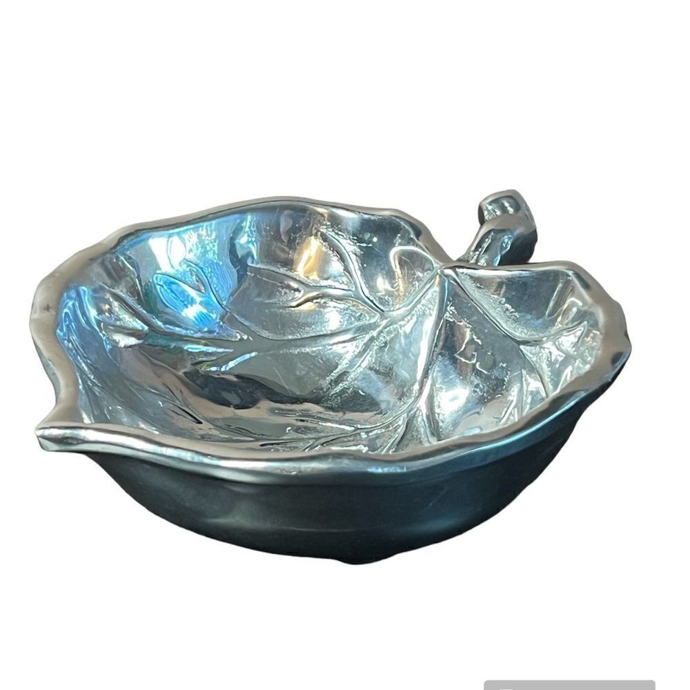 Beatriz Ball Forest Aspen leaf bowl nwt